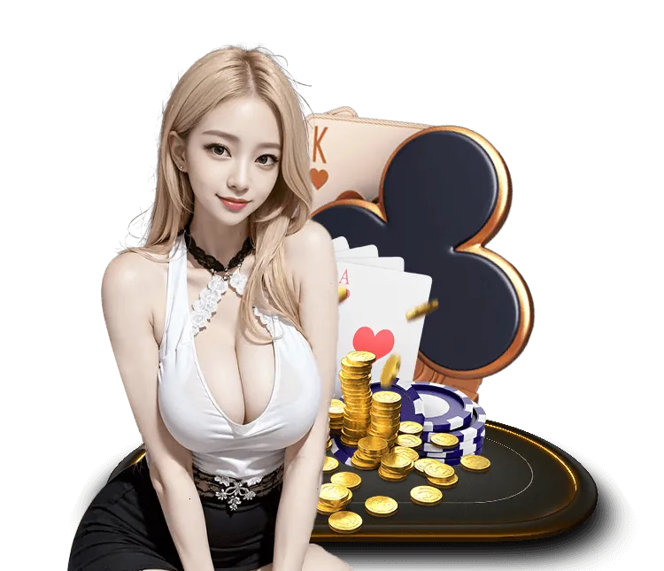 Bàn chơi Blackjack với người chia bài và các lá bài đang được chia